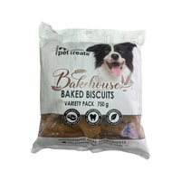 BAKED BONE SHAPE BISCUITS - BAKEHOUSE BISCUITS VARIETY 750GM PACK